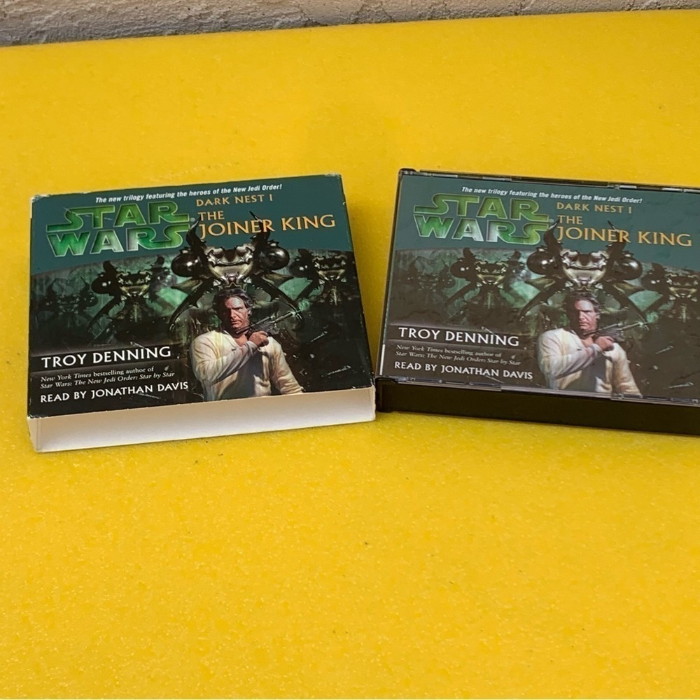 STAR WARS~DARK NEST 1~THE JOINER KING~AUDIOBOOK~2005 MINT 4 DISC CD SET~DENNING
